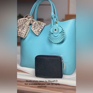 Leather purse with Authentic Tiffany & Co. Wallet Of Your Choice! 🙋🏻♀️👛✨